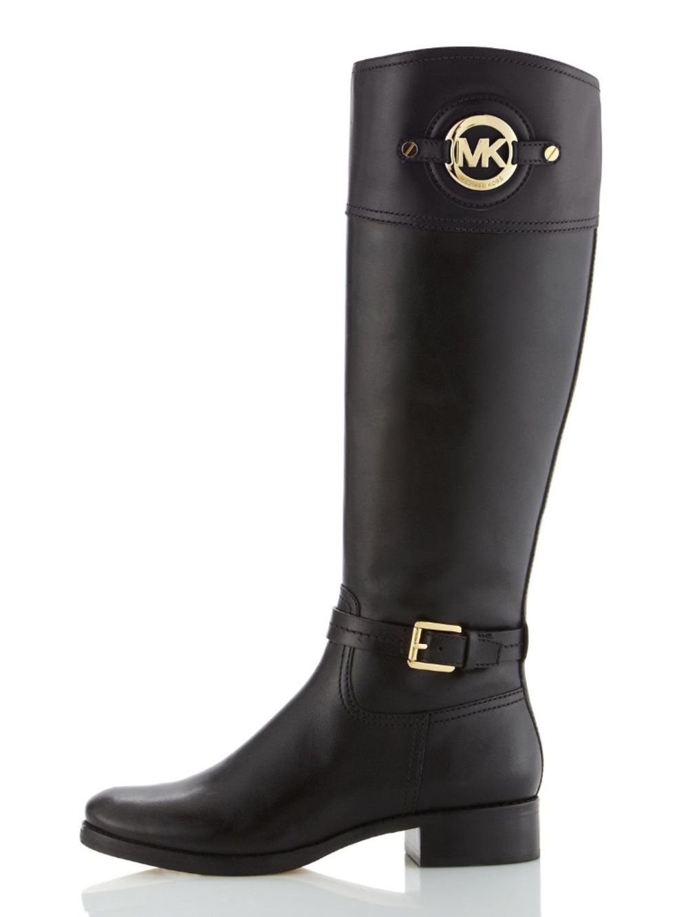 Michael kors black leather “Stockard” equestrian riding black leather boots